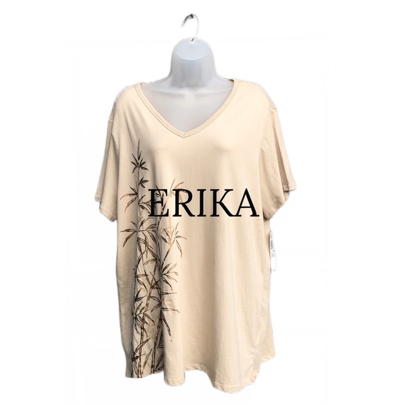 Erika Tops - ERIKA WOMAN SHORT SLEEVE TOP NWT